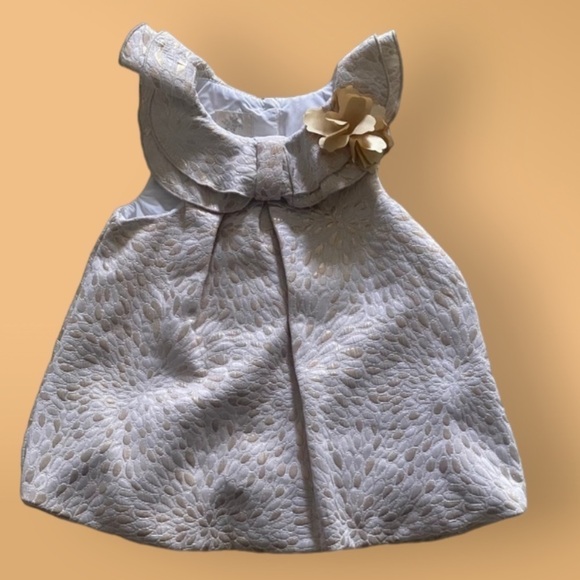 NWT-LAURA ASHLEY LONDON-GOLD DRESS